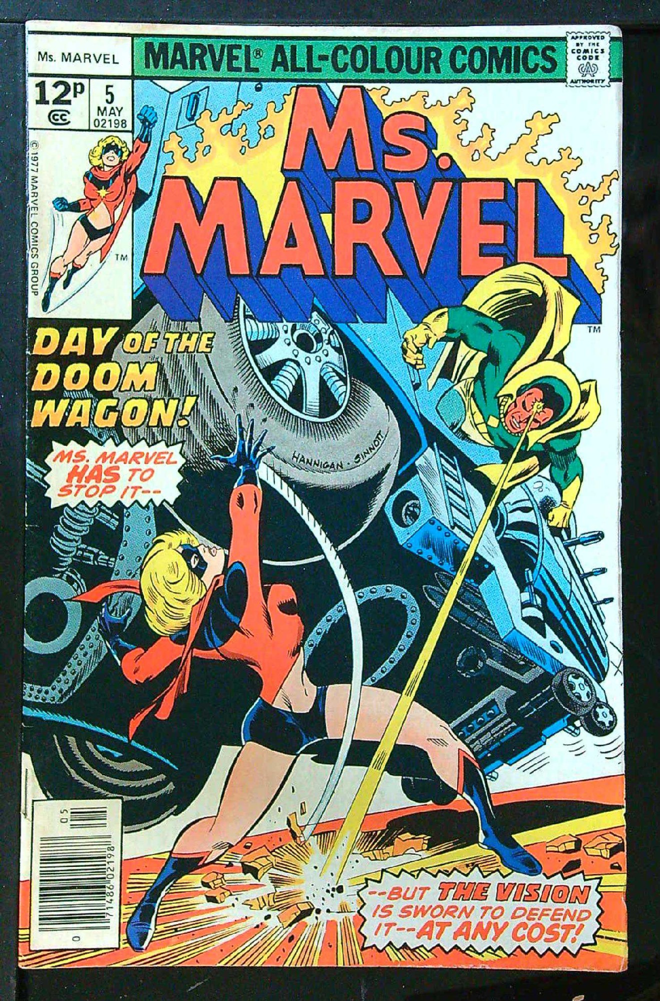 Cover of Ms Marvel (Vol 1) #5. One of 250,000 Vintage American Comics on sale from Krypton!