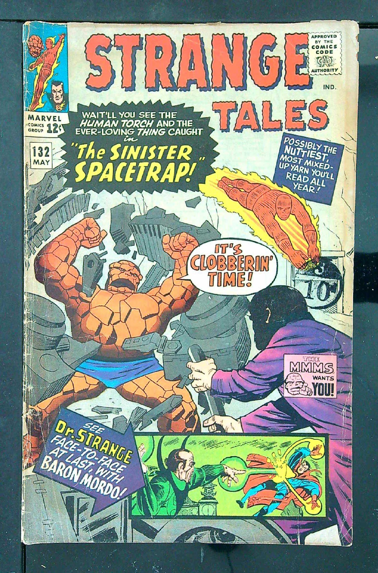 Cover of Strange Tales (Vol 1) #132. One of 250,000 Vintage American Comics on sale from Krypton!