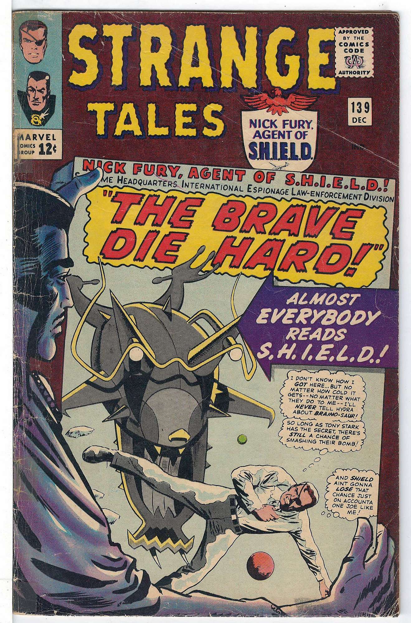 Cover of Strange Tales (Vol 1) #139. One of 250,000 Vintage American Comics on sale from Krypton!