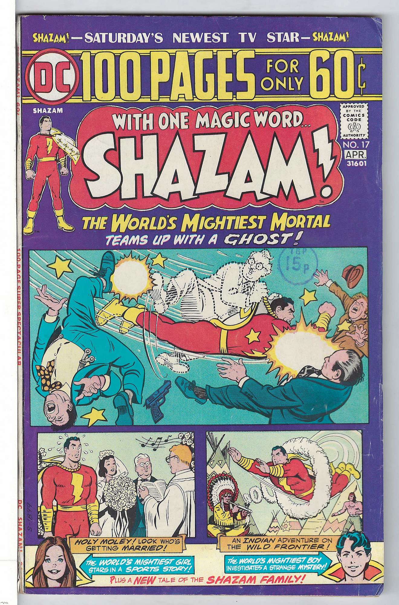 Cover of Shazam! (Vol 1) #17. One of 250,000 Vintage American Comics on sale from Krypton!