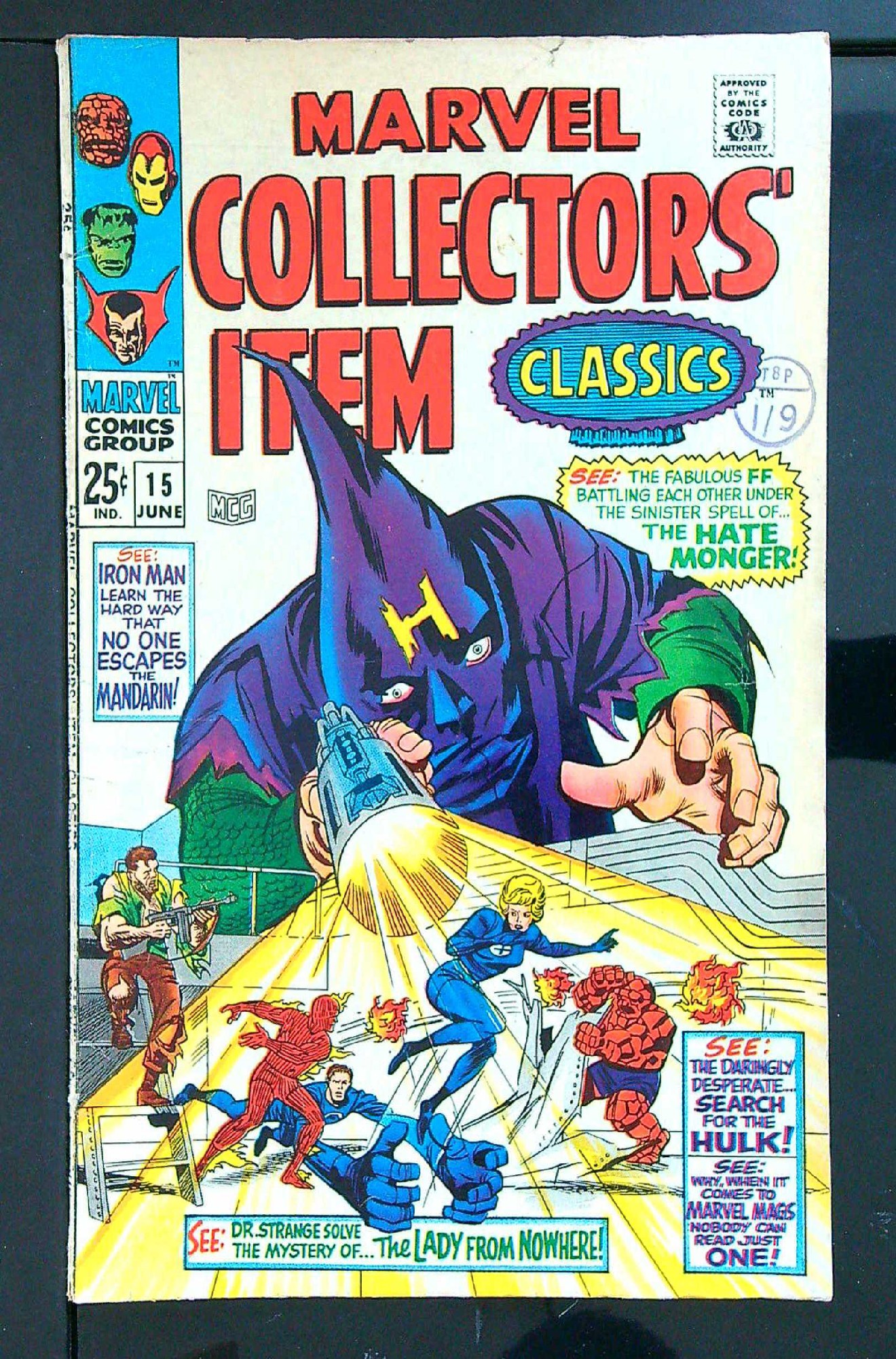 Cover of Marvel Collectors Item Classics (Vol 1) #15. One of 250,000 Vintage American Comics on sale from Krypton!