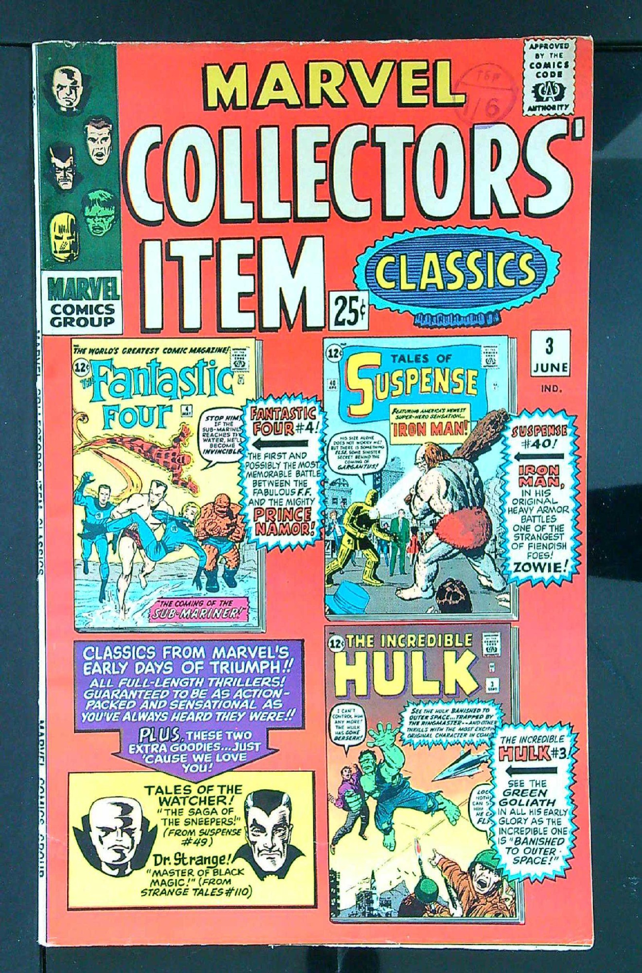 Cover of Marvel Collectors Item Classics (Vol 1) #3. One of 250,000 Vintage American Comics on sale from Krypton!