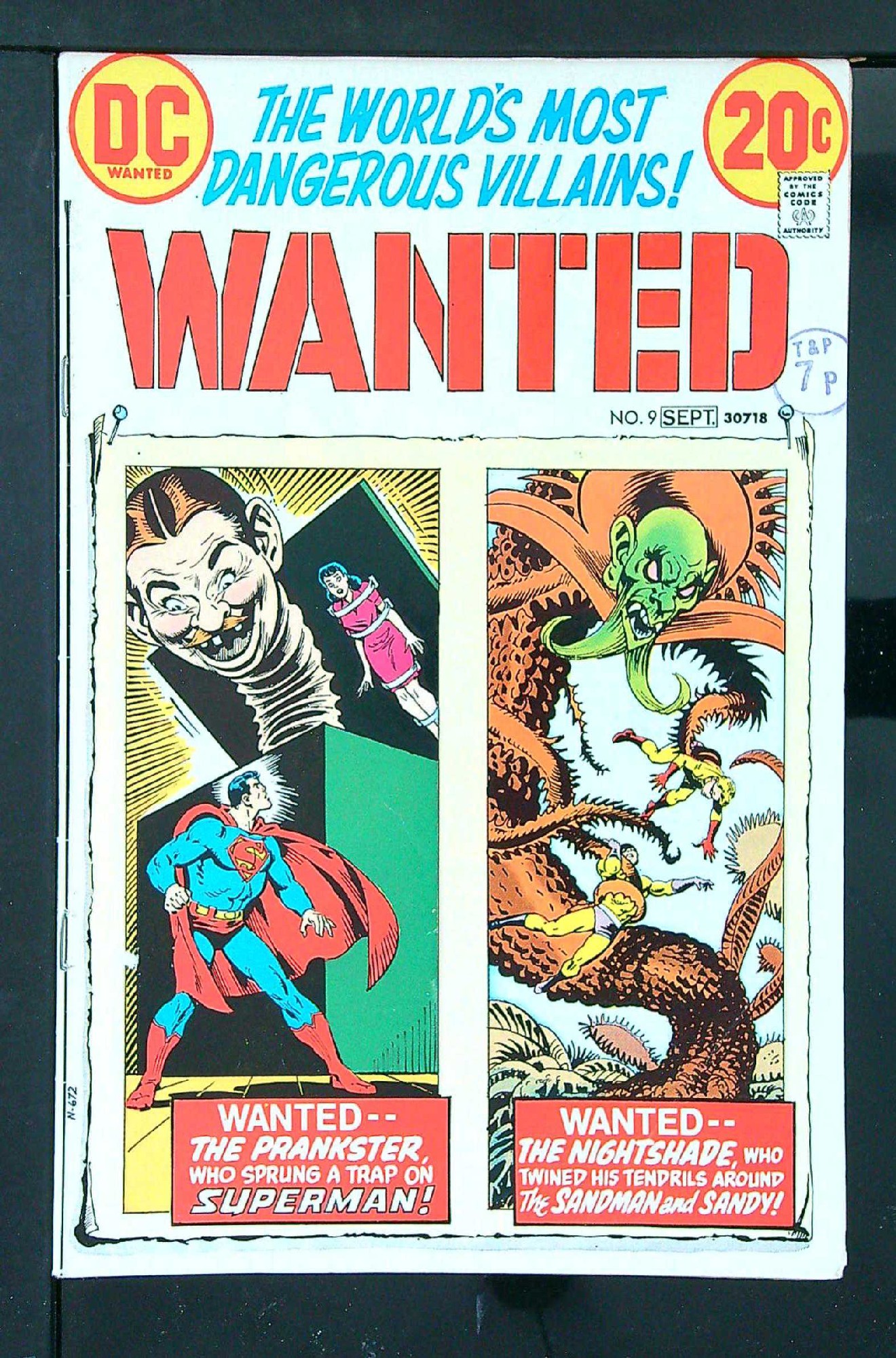 Cover of Wanted: Worlds Most Dangerous Villains (Vol 1) #9. One of 250,000 Vintage American Comics on sale from Krypton!