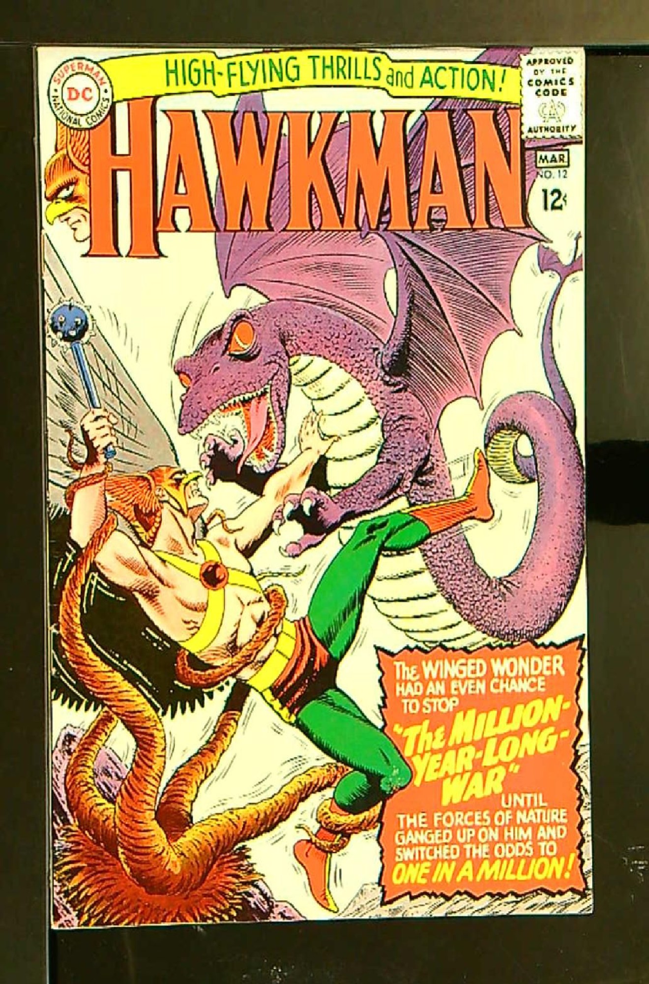 Cover of Hawkman (Vol 1) #12. One of 250,000 Vintage American Comics on sale from Krypton!