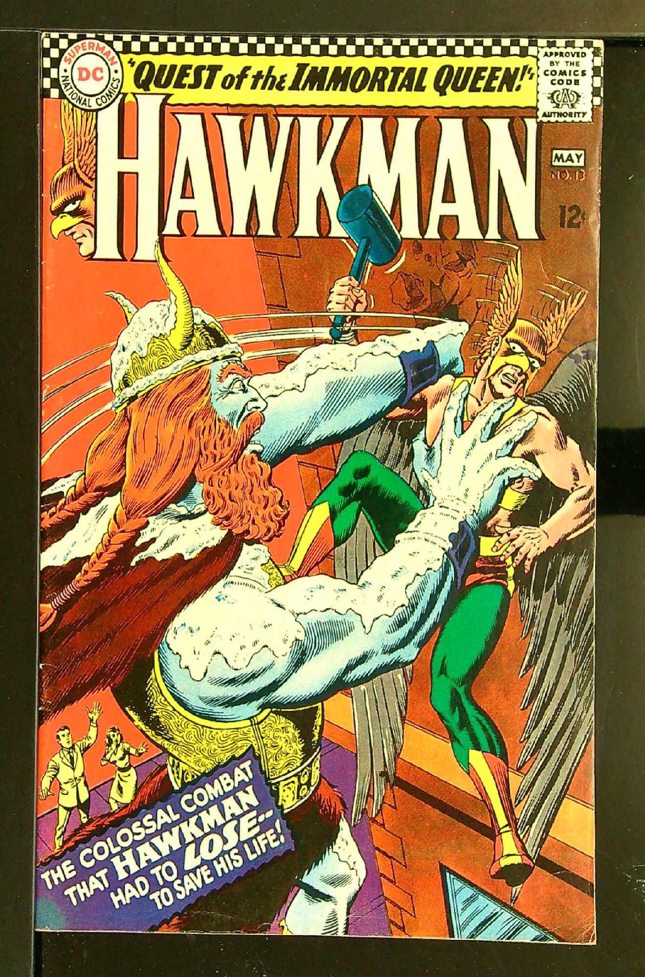 Cover of Hawkman (Vol 1) #13. One of 250,000 Vintage American Comics on sale from Krypton!