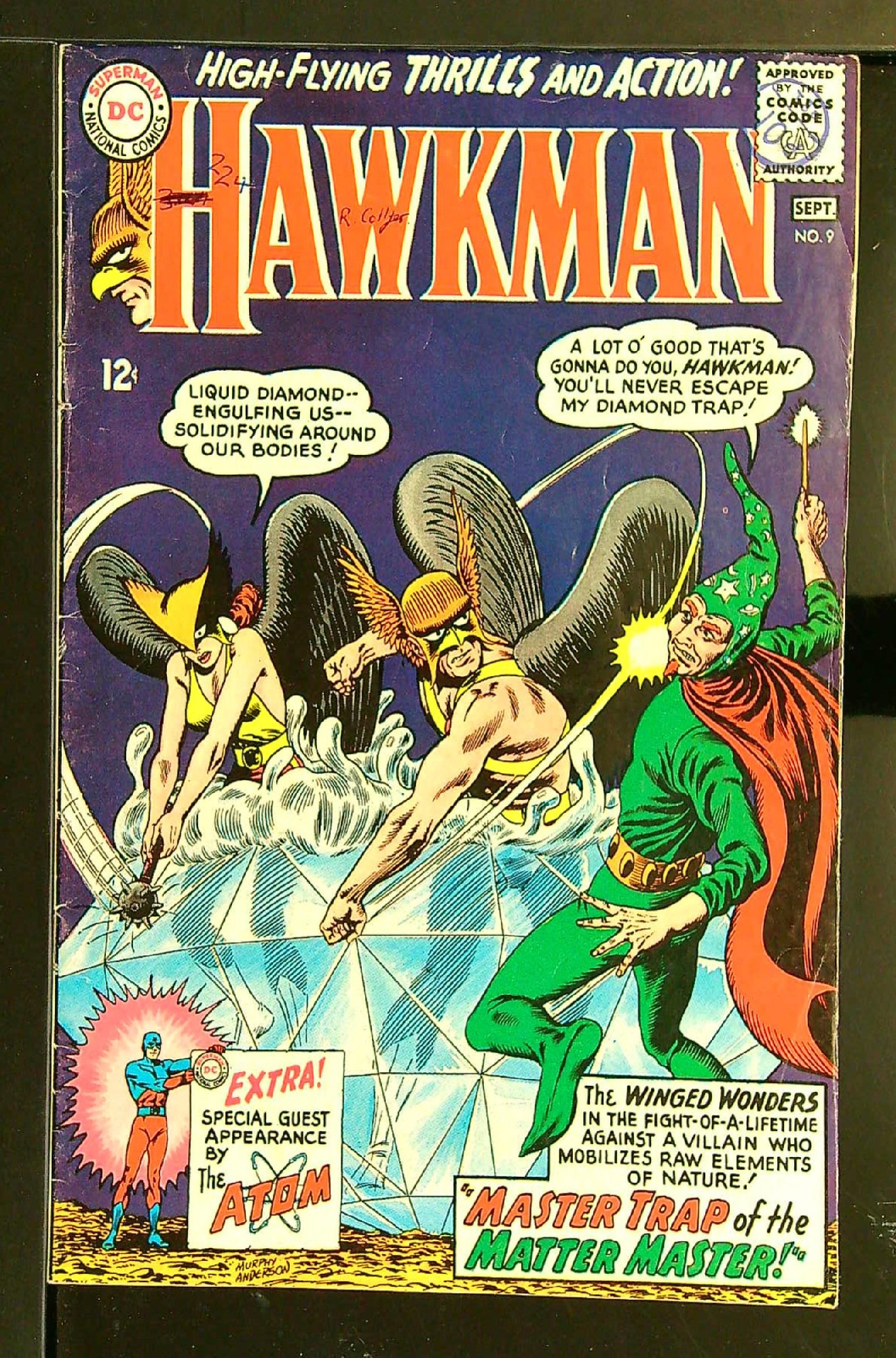 Cover of Hawkman (Vol 1) #9. One of 250,000 Vintage American Comics on sale from Krypton!