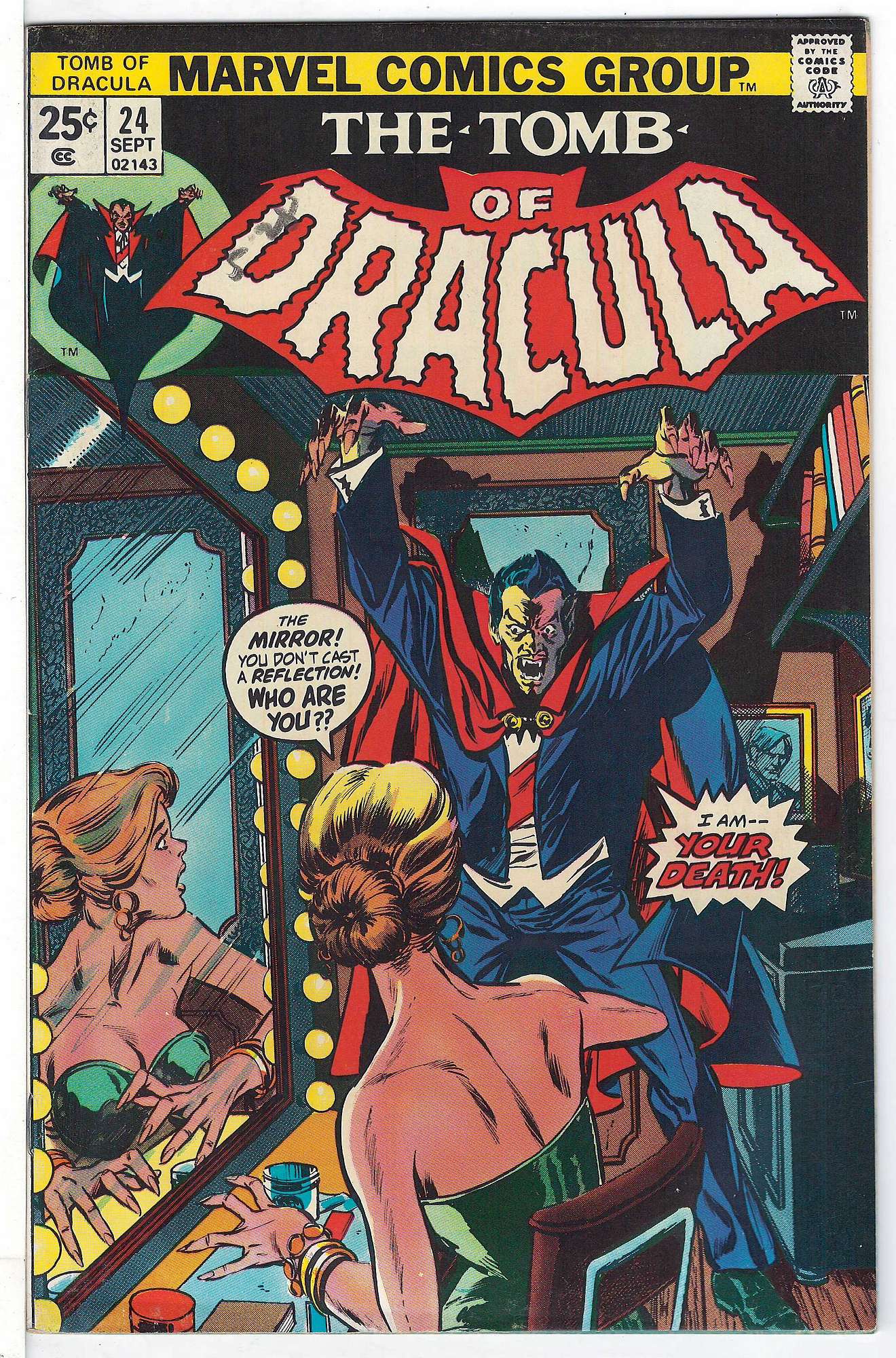 Cover of Tomb of Dracula (Vol 1) #24. One of 250,000 Vintage American Comics on sale from Krypton!