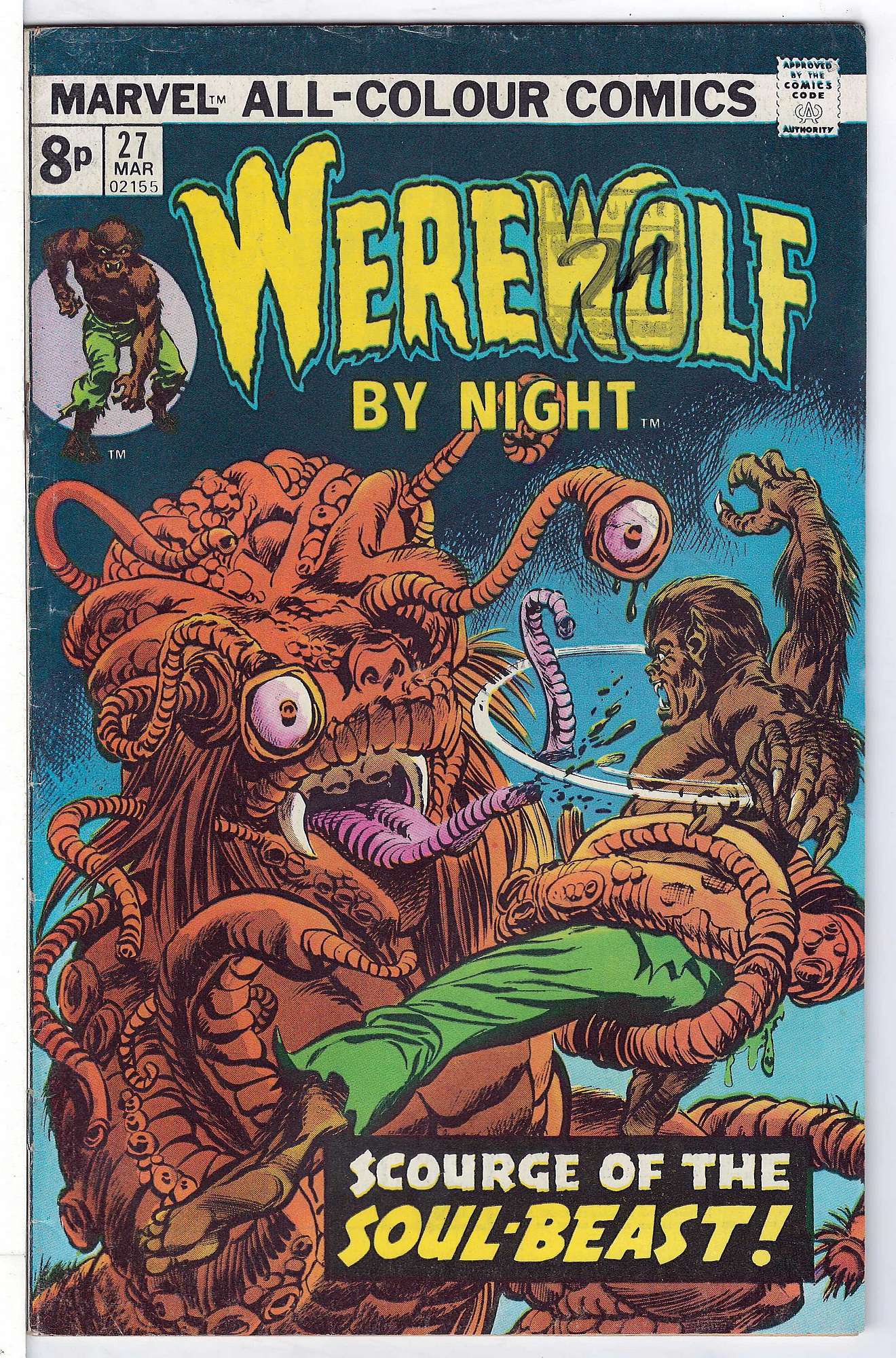 Cover of Werewolf by Night (Vol 1) #27. One of 250,000 Vintage American Comics on sale from Krypton!