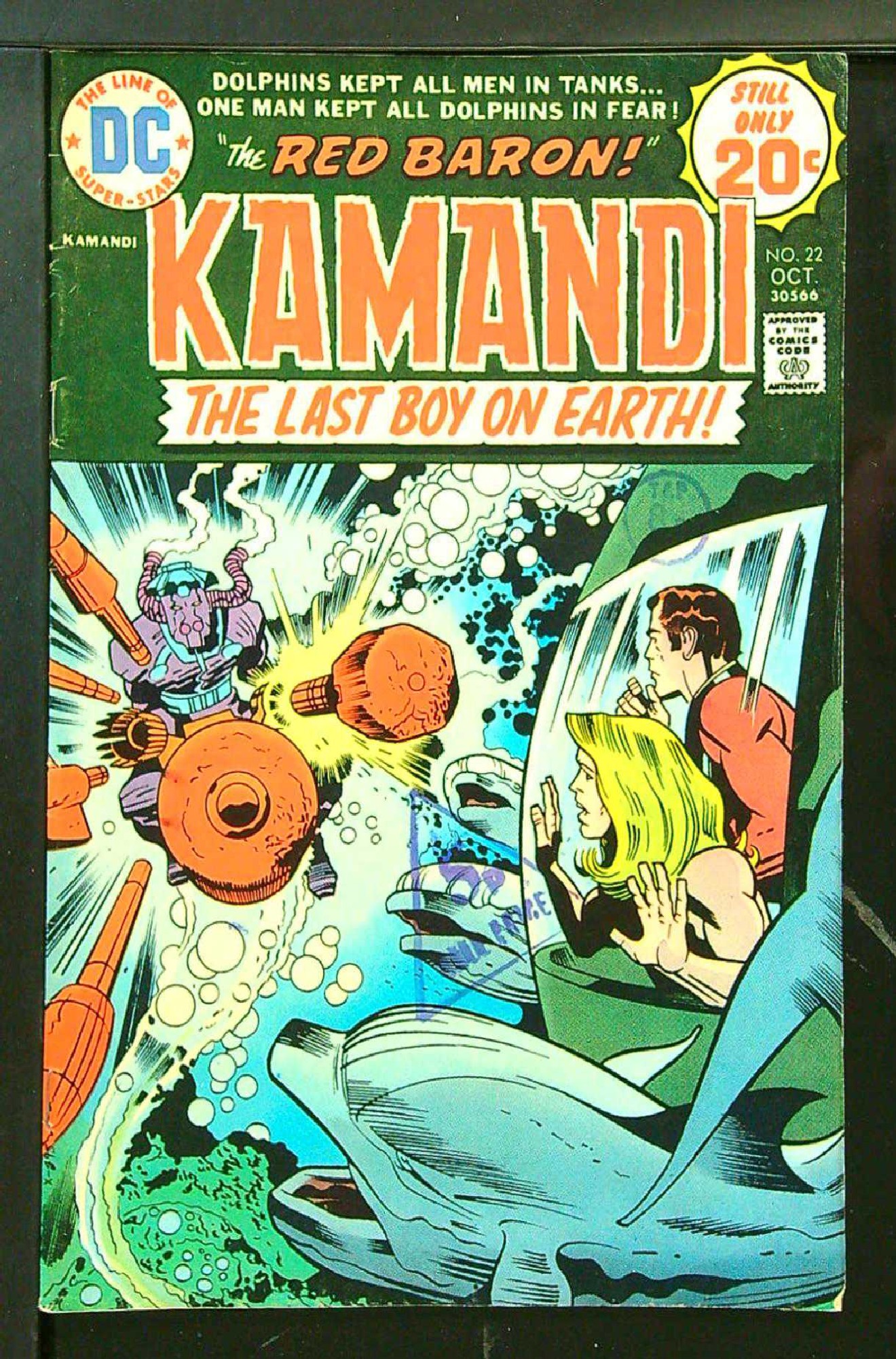 Cover of Kamandi (Vol 1) The Last Boy on Earth #22. One of 250,000 Vintage American Comics on sale from Krypton!