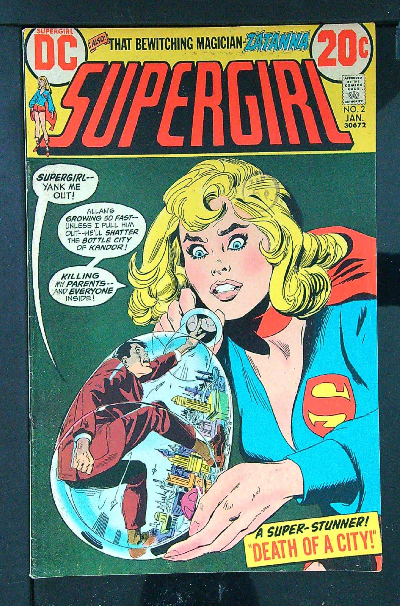 Cover of Supergirl (Vol 1) #2. One of 250,000 Vintage American Comics on sale from Krypton!