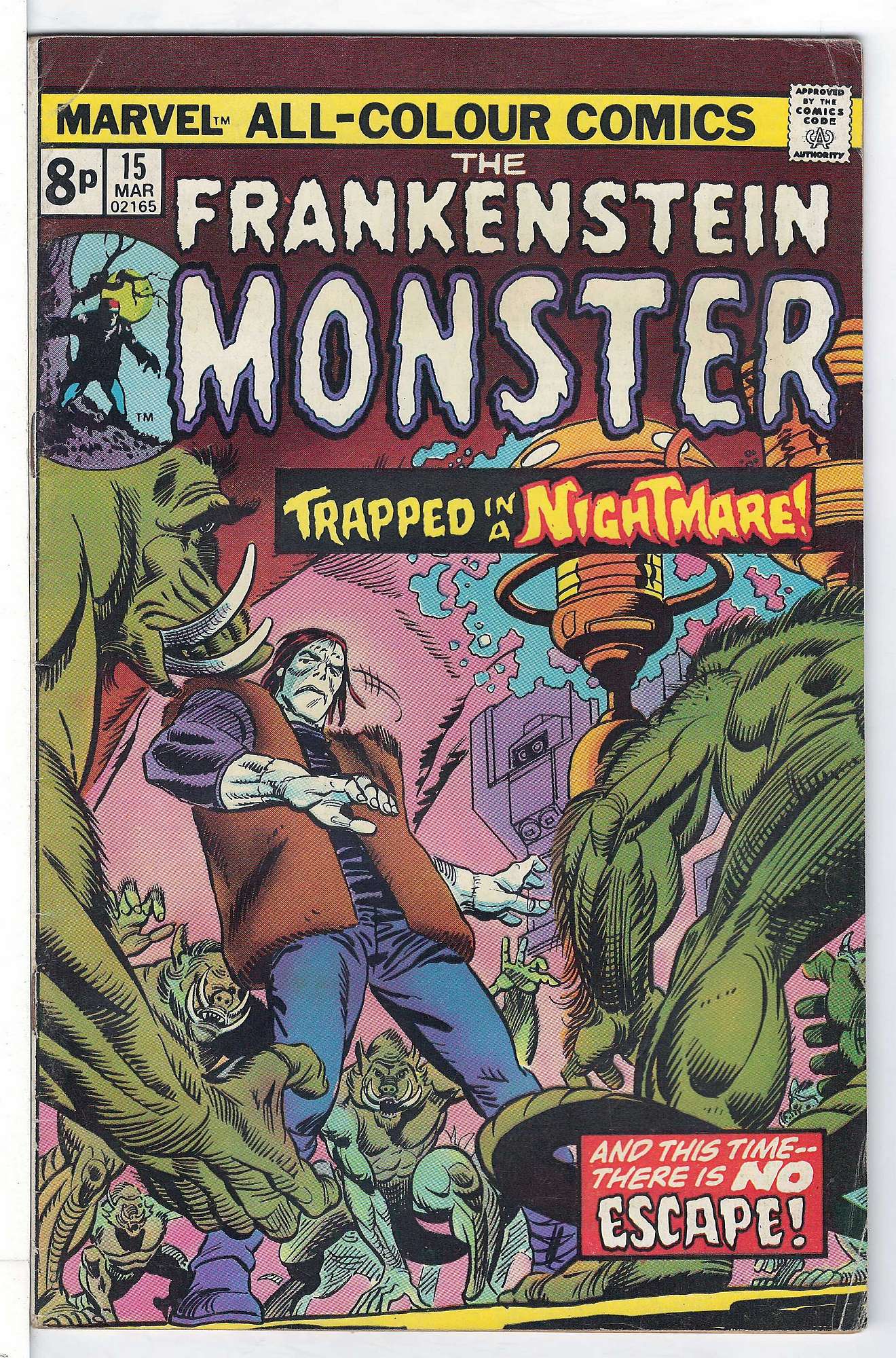 Cover of Frankenstein - The Monster of #15. One of 250,000 Vintage American Comics on sale from Krypton!