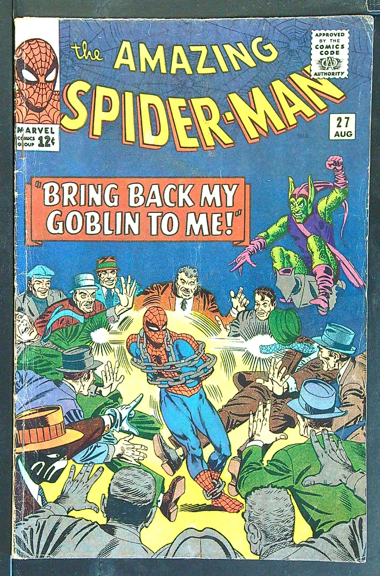 ACTUAL SCAN OF COMIC!<br> Cover of Amazing Spider-Man (Vol 1) #27. One of 250,000 Vintage American Comics on sale from Krypton!
