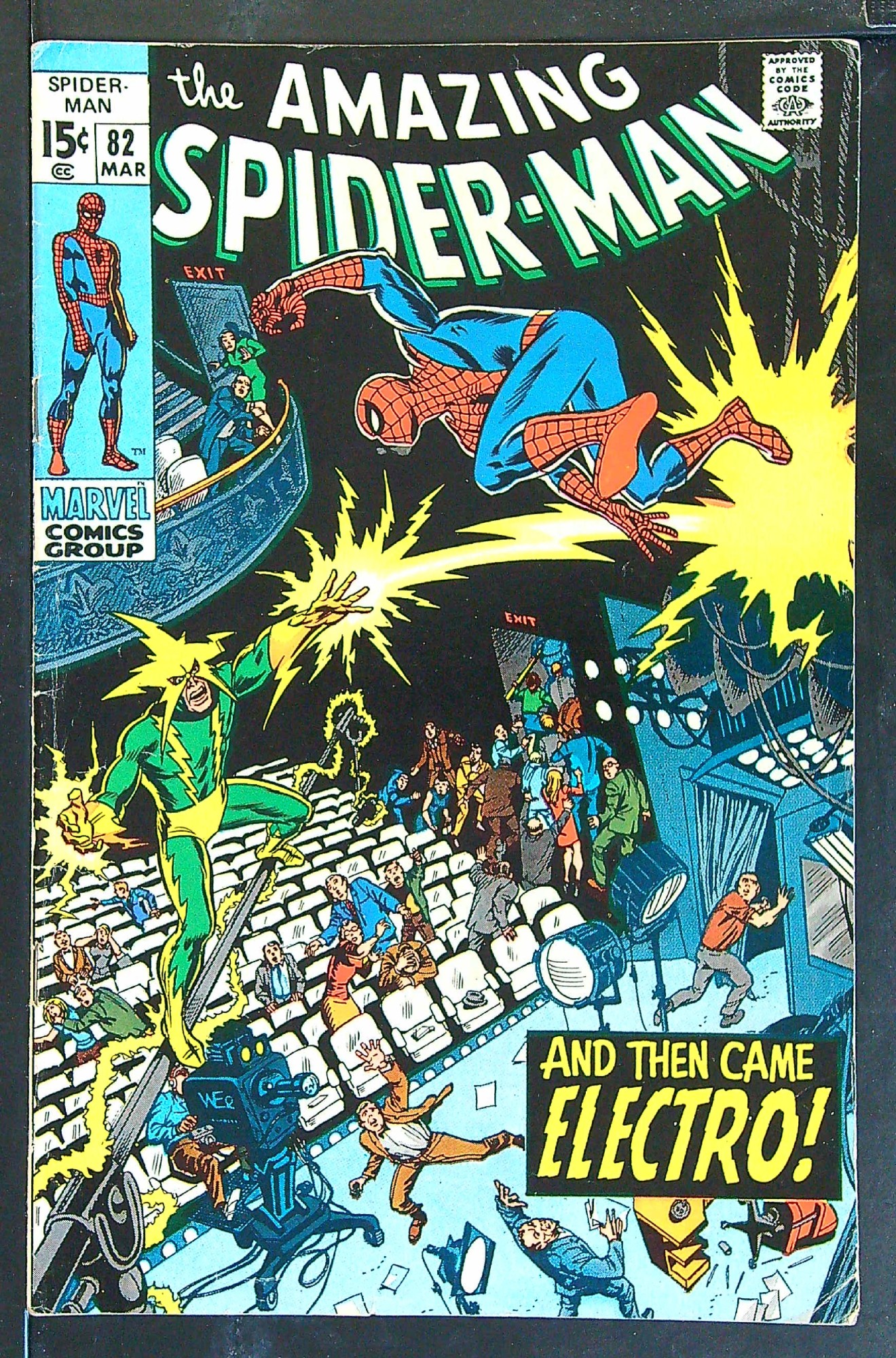 ACTUAL SCAN OF COMIC!<br> Cover of Amazing Spider-Man (Vol 1) #82. One of 250,000 Vintage American Comics on sale from Krypton!