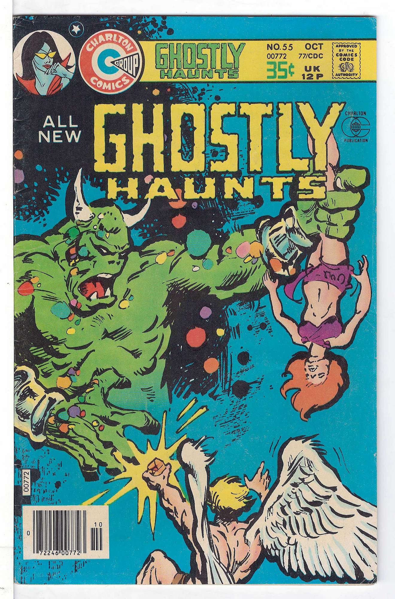 Cover of Ghostly Haunts (Vol 1) #55. One of 250,000 Vintage American Comics on sale from Krypton!