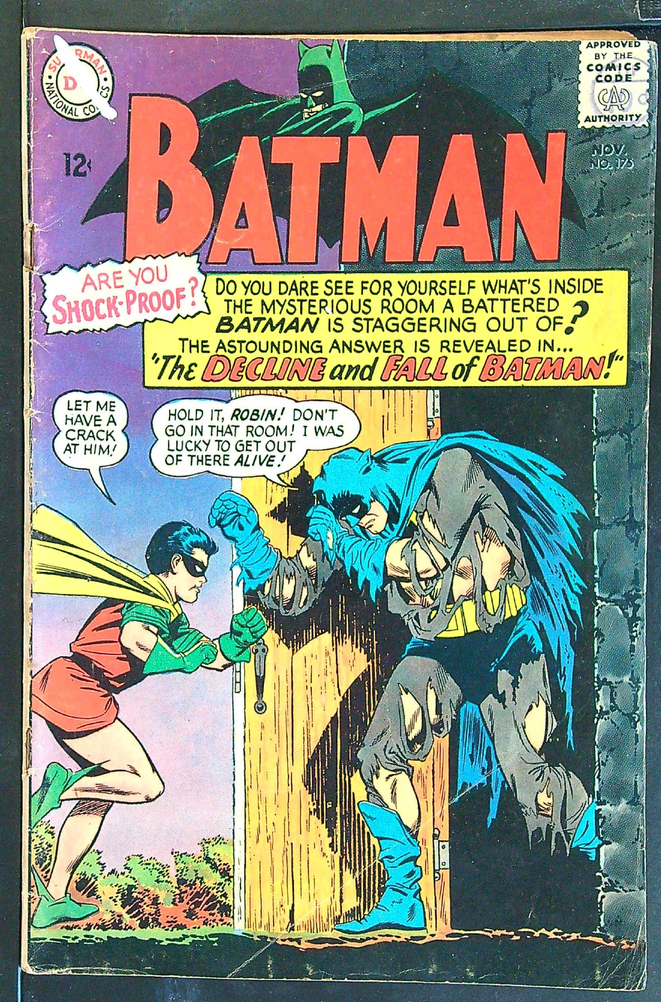Cover of Batman #175. One of 250,000 Vintage American Comics on sale from Krypton!