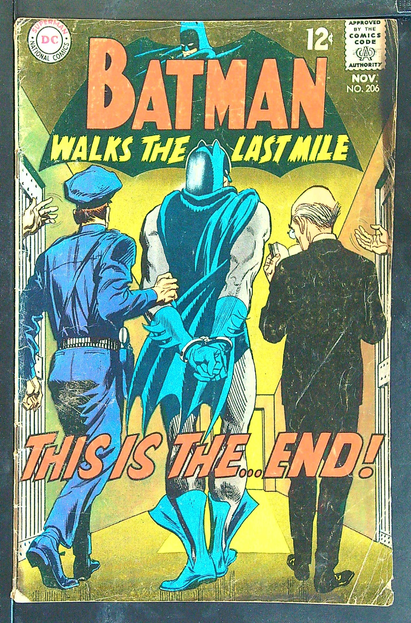 Cover of Batman #206. One of 250,000 Vintage American Comics on sale from Krypton!