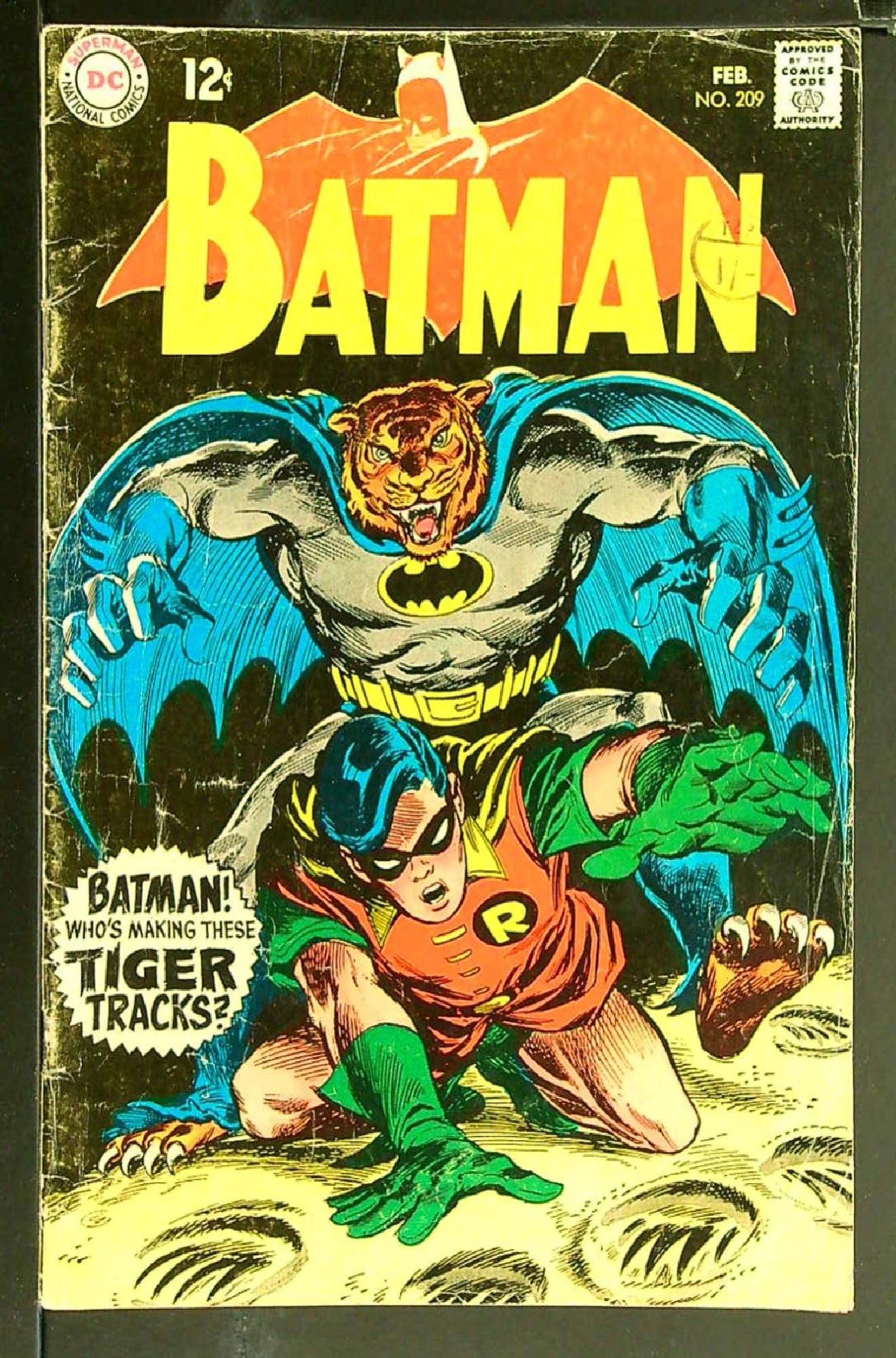 Cover of Batman #209. One of 250,000 Vintage American Comics on sale from Krypton!
