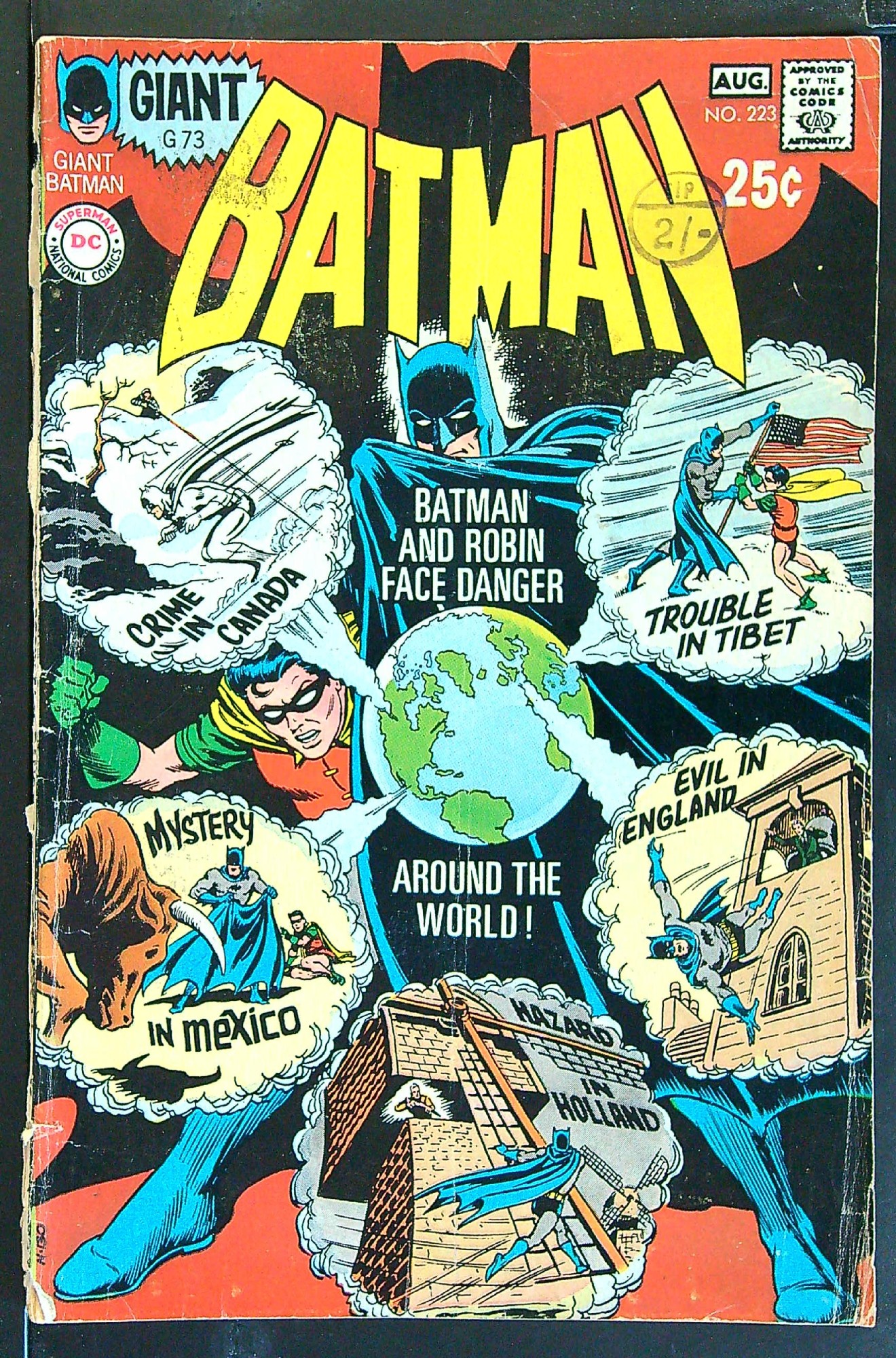Cover of Batman #223. One of 250,000 Vintage American Comics on sale from Krypton!