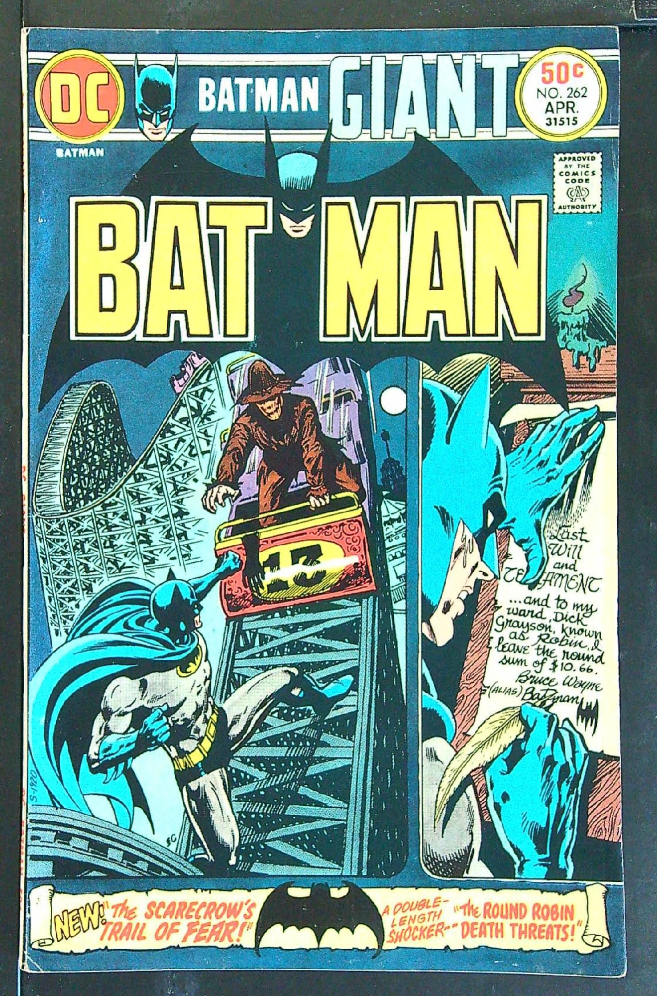 Cover of Batman #262. One of 250,000 Vintage American Comics on sale from Krypton!
