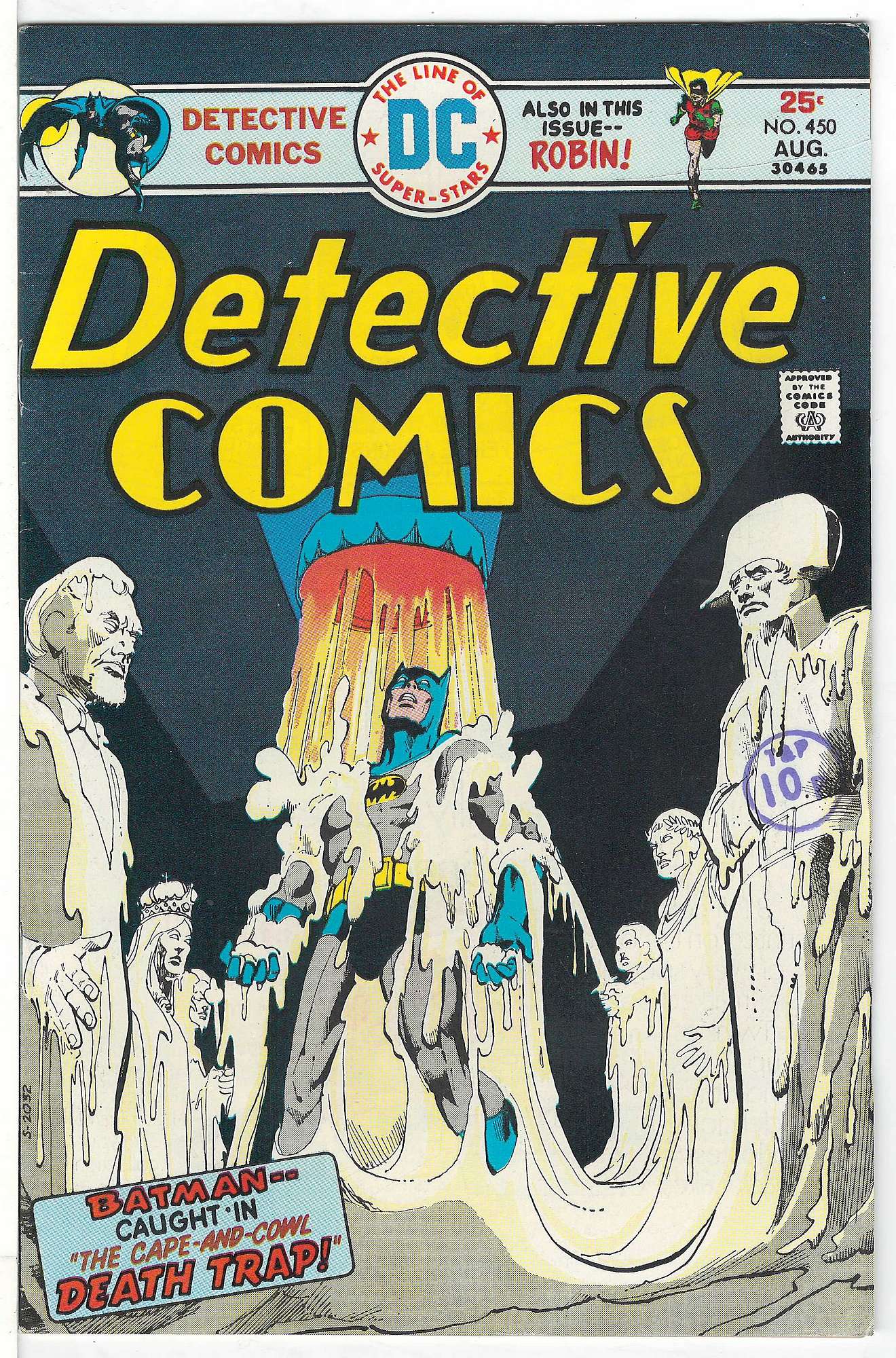 Cover of Detective Comics #450. One of 250,000 Vintage American Comics on sale from Krypton!