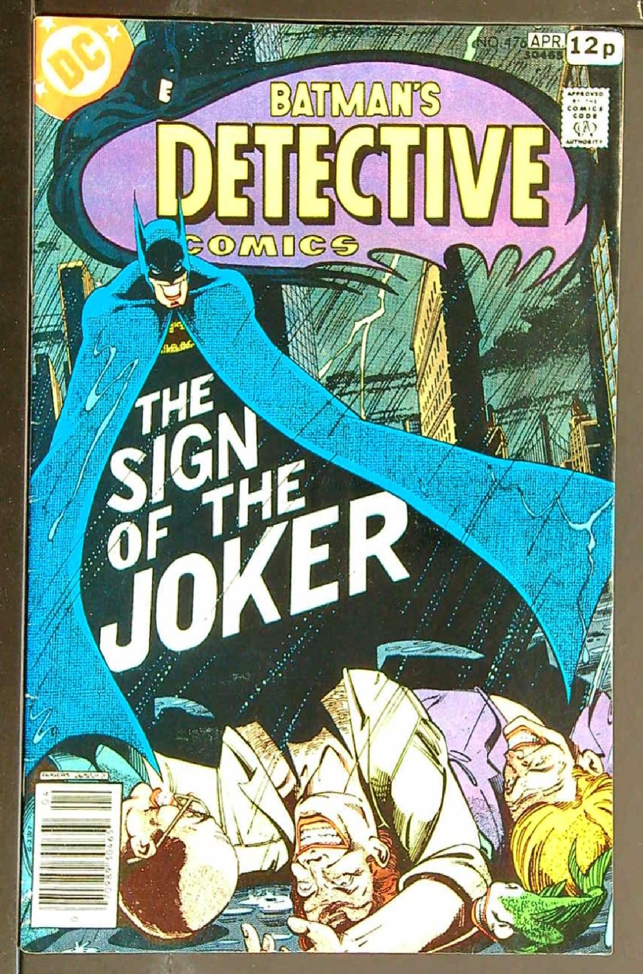 ACTUAL SCAN OF COMIC!<br> Cover of Detective Comics #476. One of 250,000 Vintage American Comics on sale from Krypton!