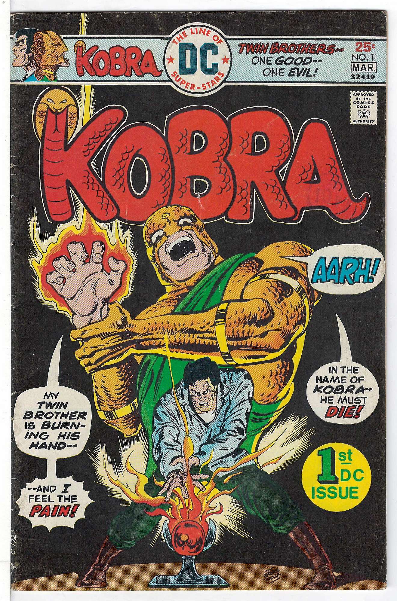 Cover of Kobra (Vol 1) #1. One of 250,000 Vintage American Comics on sale from Krypton!