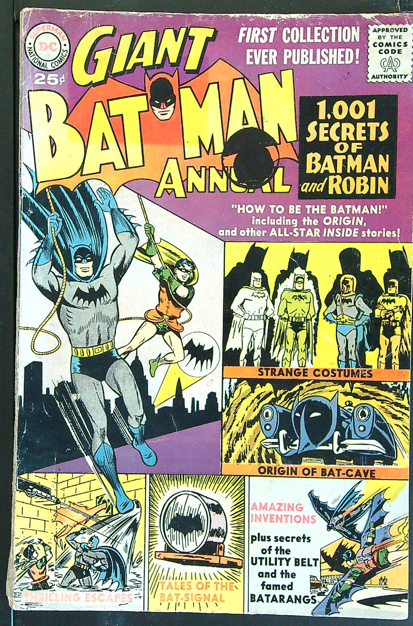 Cover of Batman Annual #1. One of 250,000 Vintage American Comics on sale from Krypton!