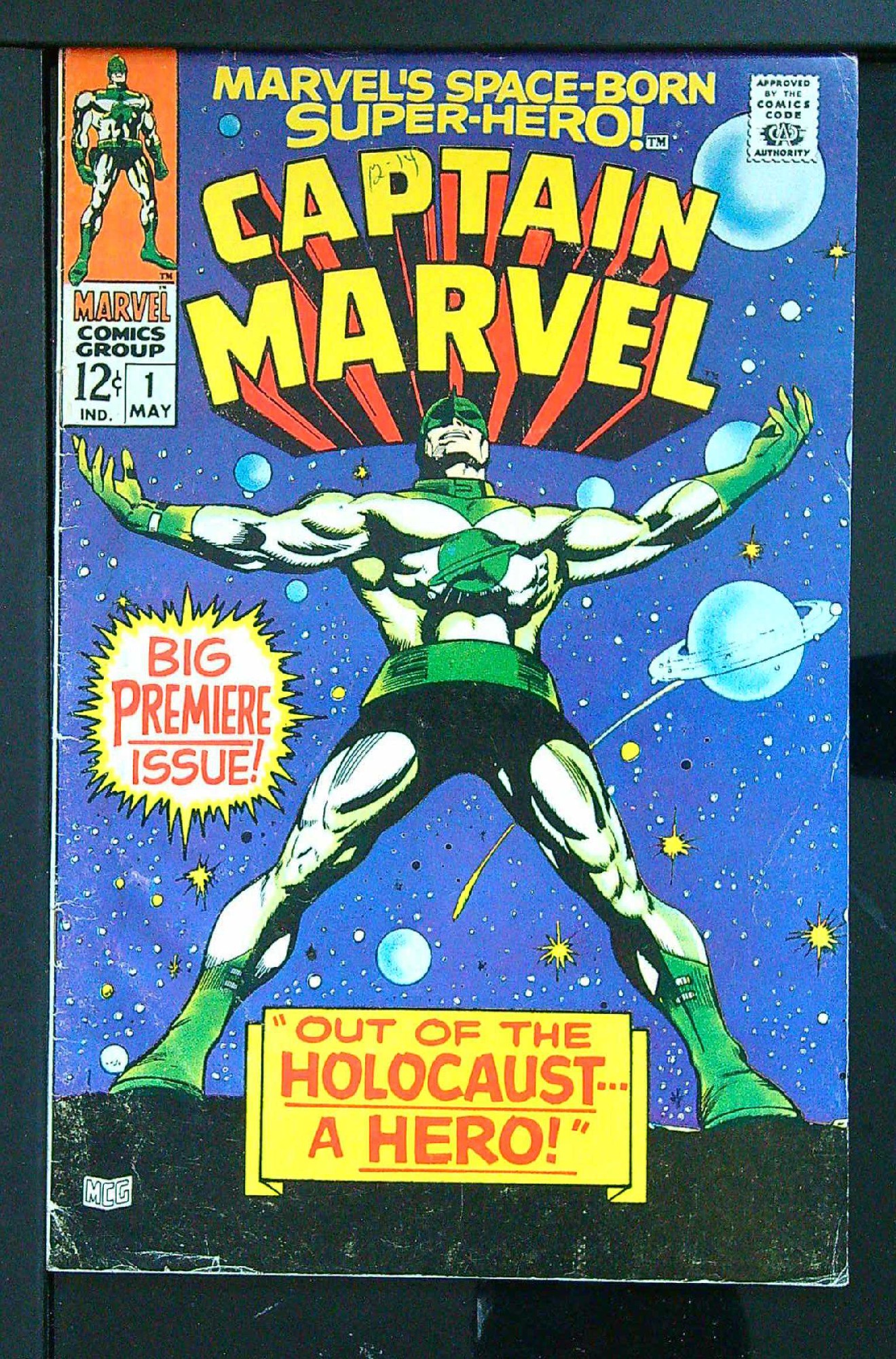 Cover of Captain Marvel (Vol 1) #1. One of 250,000 Vintage American Comics on sale from Krypton!