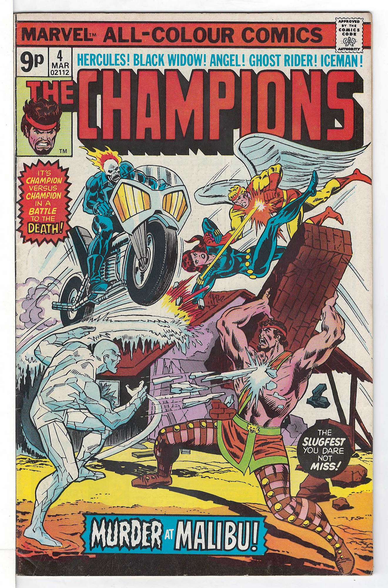 Cover of Champions (Vol 1) The #4. One of 250,000 Vintage American Comics on sale from Krypton!