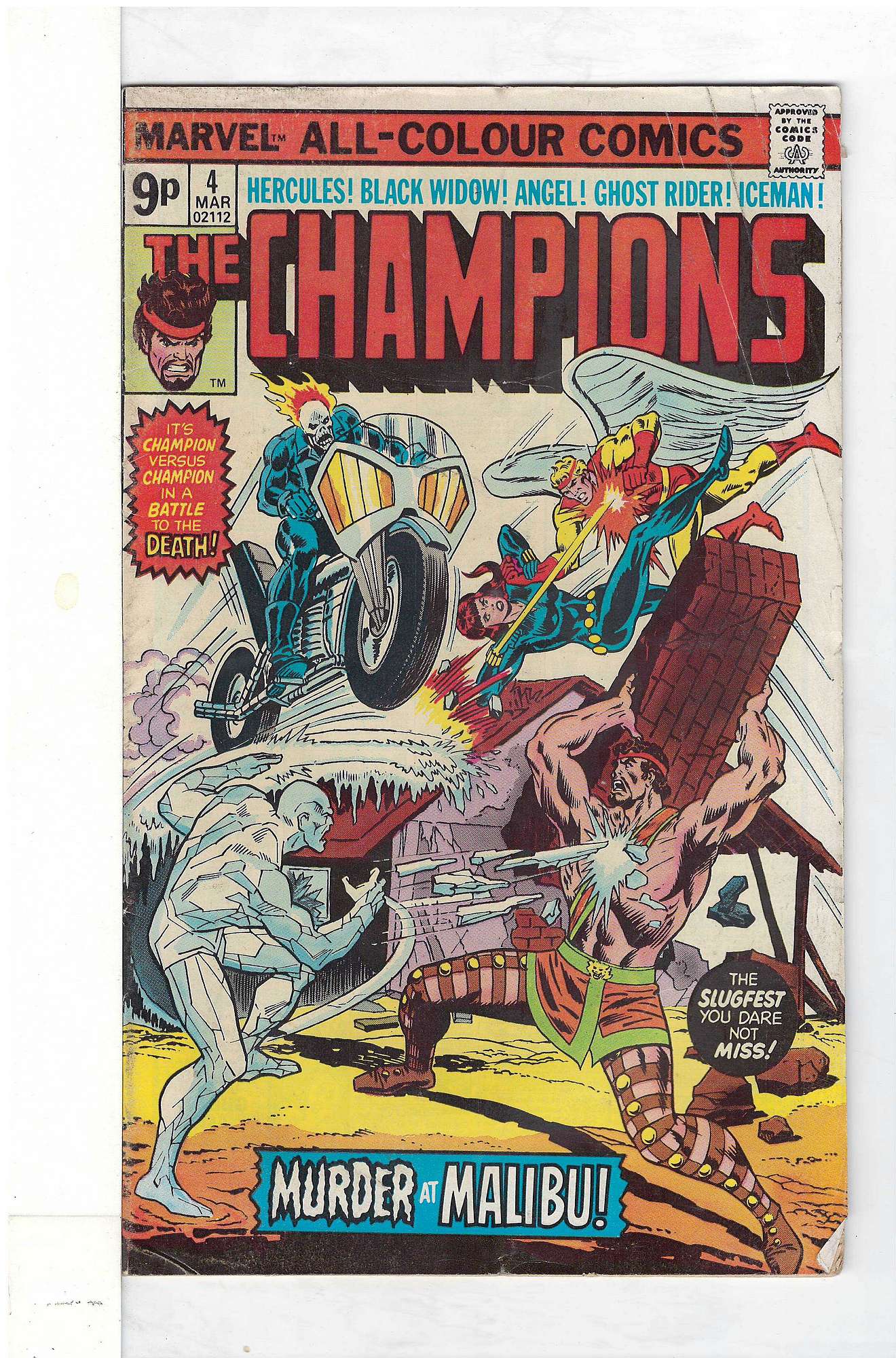 Cover of Champions (Vol 1) The #4. One of 250,000 Vintage American Comics on sale from Krypton!