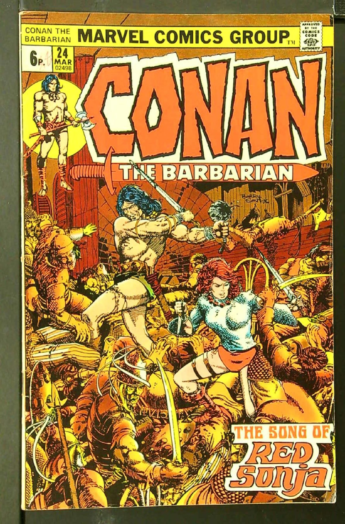 Cover of Conan the Barbarian (Vol 1) #24. One of 250,000 Vintage American Comics on sale from Krypton!